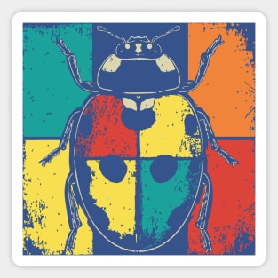 Cute Ladybug Pop Art for Toddlers and Kids Magnet